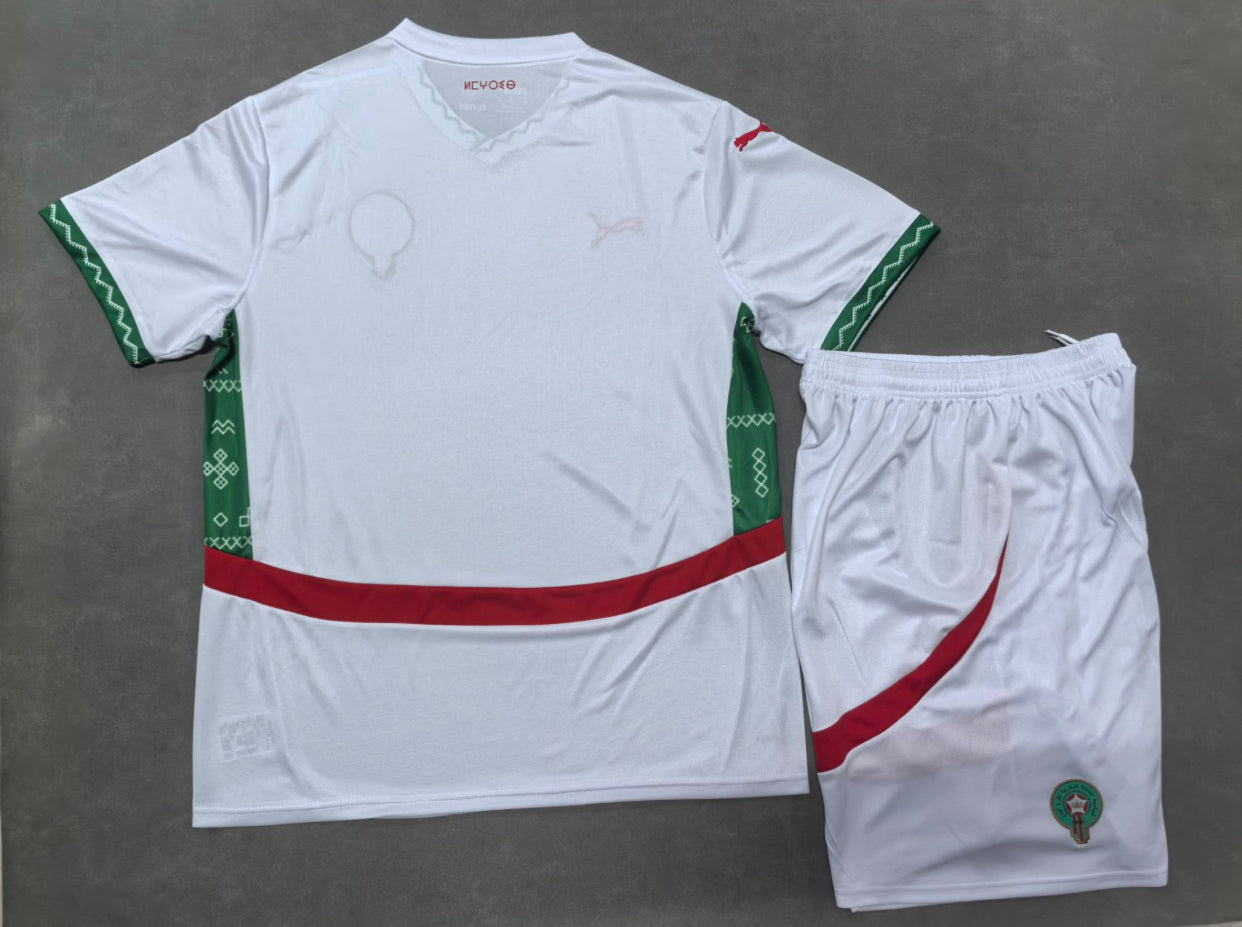 2025/26 Morocco Away Kit Kids