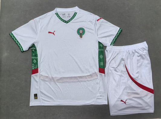 2025/26 Morocco Away Kit Kids